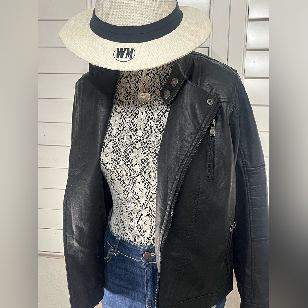 Urban Republic Black Leather Jacket
